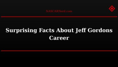 Surprising Facts About Jeff Gordons Career