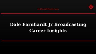 Dale Earnhardt Jr Broadcasting Career Insights