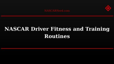 NASCAR Driver Fitness and Training Routines