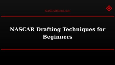 NASCAR Drafting Techniques for Beginners